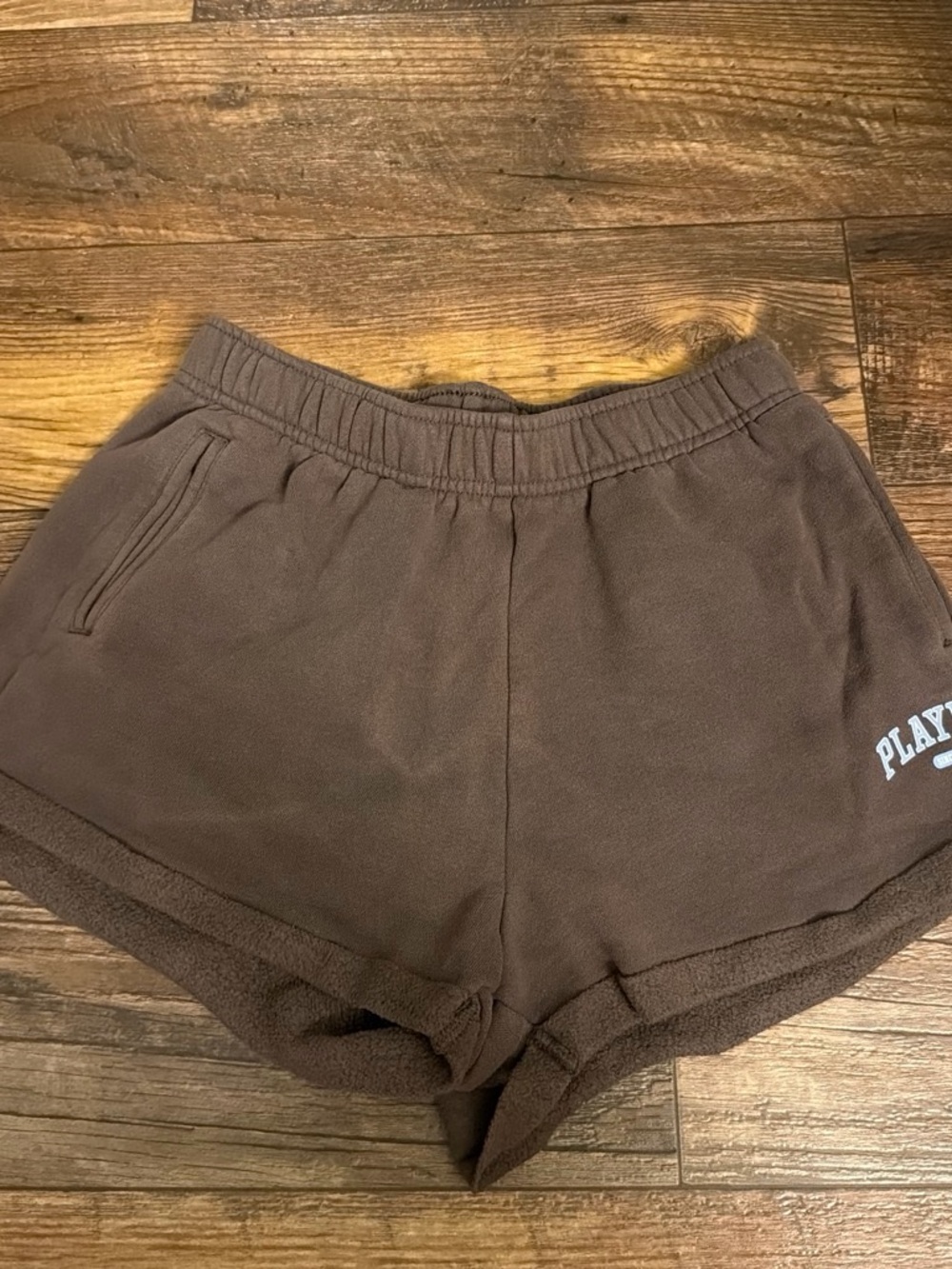 PacSun Brown Fleece Shorts